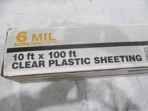 lot 382 image: clear plastic sheeting