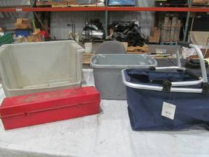 lot 429 image: storage bin, collapsible basket