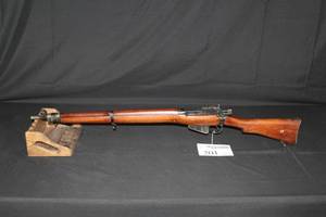 lot 201 image: Lee Enfield .303 British Bolt Action A43730 FTR 1954 No. 4 Mk. 12 Long Gun