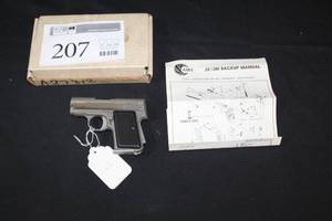 lot 207 image: AMT Industries .22.380 Backup Manual Pistol