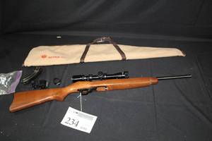 lot 234 image: Ruger 1022 Carbine Rifle w Sportview Scope