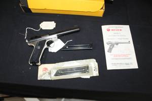 lot 236 image: Ruger .22 Cal Long Rifle Mark II Target Pistol