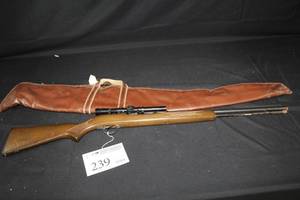 lot 239 image: Savage Arms Co 887 Stevens .22 Cal Rifle with Scope