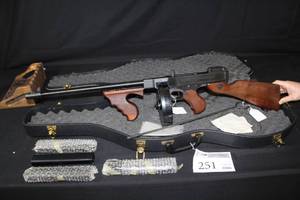 lot 251 image: Thompson 1927 A-1 Deluxe Semi-Automatic Carbine