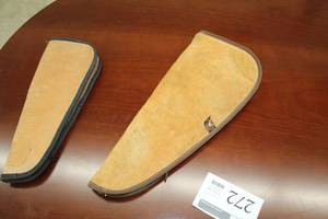 lot 272 image: Lot of (2) Brauer Bros. Mfg.Co. Soft Leather Gun Case
