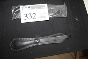 lot 332 image: Lot of (2) Fury Leather Strap Club