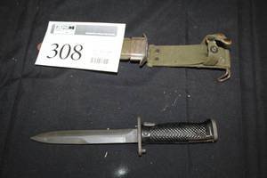 lot 308 image: U.S. Army Knife with Sheath