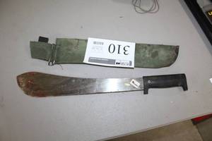 lot 310 image: Machete with Sheath