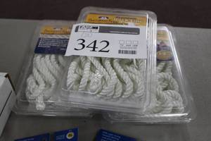 lot 342 image: Buccaneer Rope Company 38in. Premium Dock Line 12in. Eye 20ft. Length
