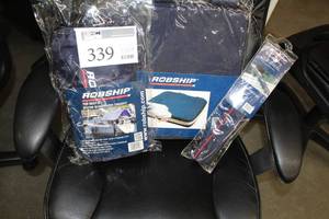 lot 339 image: Lot of (3) Robship Boom Suncover Dinghy, Rope Protector, Comfort Seat