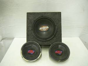 lot 17 image: 2 Speaker Box with Speakers