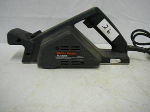 lot 26 image: Black & Decker Planer 3 14 Wide Works