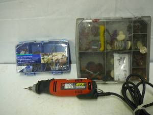 lot 27 image: Black & Decker 3 Speed Rotary Tool and Extras Works