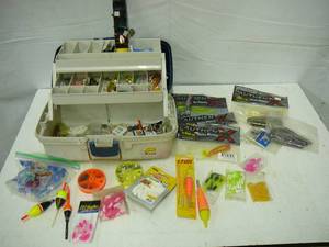 lot 80 image: Plano Tackle Box and Tackle