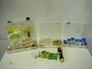 lot 85 image: Fishing Tackle and Plastic Storage Boxes 3 count