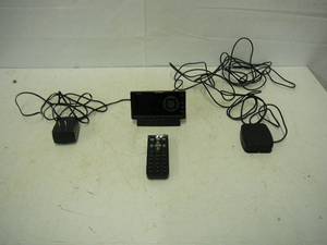 lot 100 image: Sirius Radio XM Onyxex Remote, Antenna, Power cord
