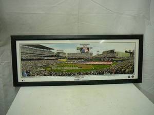 lot 111 image: Twins inaugural Game April 12, 2010 Framed 41 12 x 16 Target Field