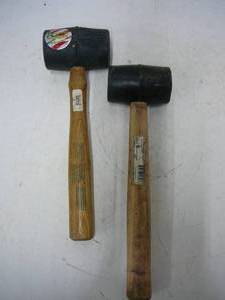 lot 114 image: Hammers and 2 Rubber Mallets