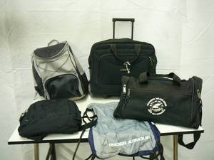 lot 115 image: Bags and Back Pack 6 count