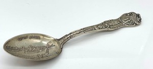 lot 31 image: Detroit Harbor Sterling Silver Souvenir Spoon