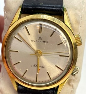 lot 153 image: Vintage Bucherer Mens Wrist Watch