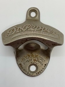 lot 228 image: Vintage STARR X Dr. Pepper Metal Wall Mounted Bottle Opener