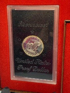 lot 231 image: (2) 1973 Eisenhower Dollar Coin Proof Sets