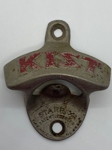 lot 225 image: Vintage STARR X Kist Metal Wall Mounted Bottle Opener
