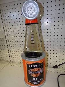 lot 11 image: Harley Davidson Oil Can Lava Lamp
