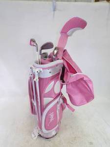 lot 56 image: Kids Golf Clubs with Bag