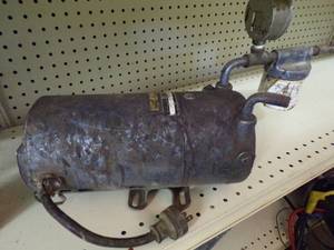 lot 93 image: Electric Motor with Vacuum pump Consignor states runs