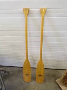 lot 100 image: Pair of Canoe Paddles