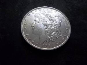1884 O Morgan Silver Dollar