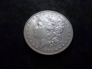 1885 Morgan Silver Dollar