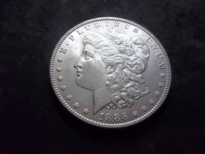 1886 Morgan Silver Dollar