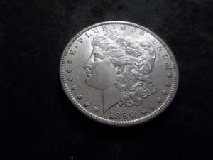 1890 S  Morgan Silver Dollar