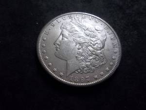 1897 S Morgan Silver Dollar