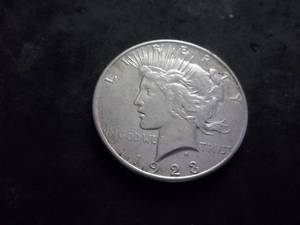 1923 D Peace Silver Dollar