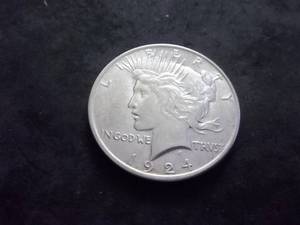 1924 Peace Silver Dollar