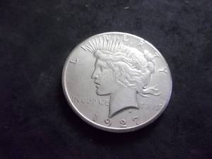 1927 Peace Silver Dollar