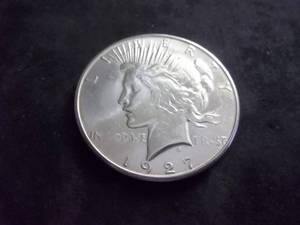 1927 S Peace Silver Dollar