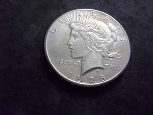 1928 Silver Peace Dollar