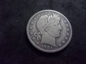 1901 Barber Half Dollar