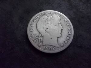 1902 O Barber Half Dollar