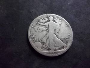 1917 S Obverse Mint Walker Half Dollar