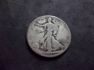 1921 D Walker Half Dollar