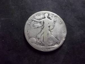 1921 S Walker Half Dollar