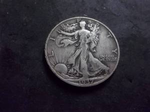 1937 D Walker Half Dollar