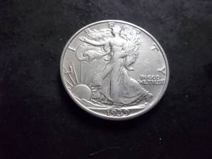1939 S Walker Half Dollar