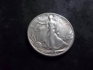 1941 S Walker Half Dollar